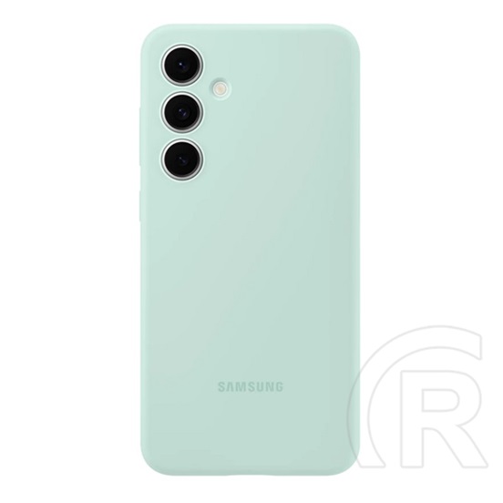 Samsung Galaxy S24 FE (SM-S721)szilikon telefonvédő mentazöld