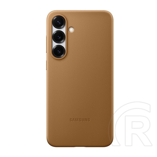 Samsung Galaxy S25 Plus (SM-S936) műanyag telefonvédő (eco vegán bőr hátlap) arany