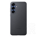 Samsung Galaxy S25 Plus (SM-S936) műanyag telefonvédő (eco vegán bőr hátlap) fekete