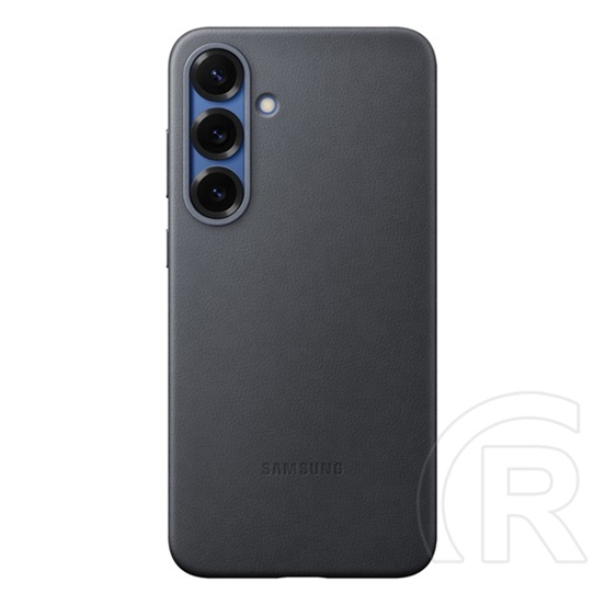 Samsung Galaxy S25 Plus (SM-S936) műanyag telefonvédő (eco vegán bőr hátlap) fekete