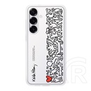 Samsung Galaxy S25 Plus (SM-S936) műanyag telefonvédő (ütésállóság, cserélhető átlátszó + kártyazseb hátlap) fehér
