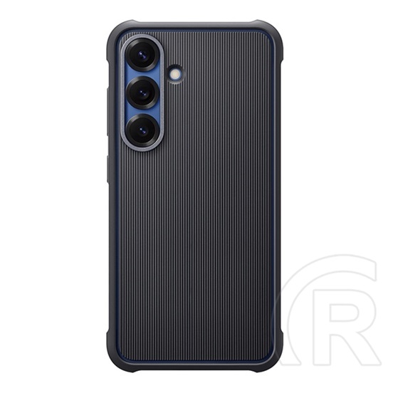 Samsung Galaxy S25 (SM-S931) műanyag telefonvédő (dupla rétegű, gumírozott) fekete