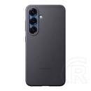 Samsung Galaxy S25 (SM-S931) műanyag telefonvédő (eco vegán bőr hátlap) fekete