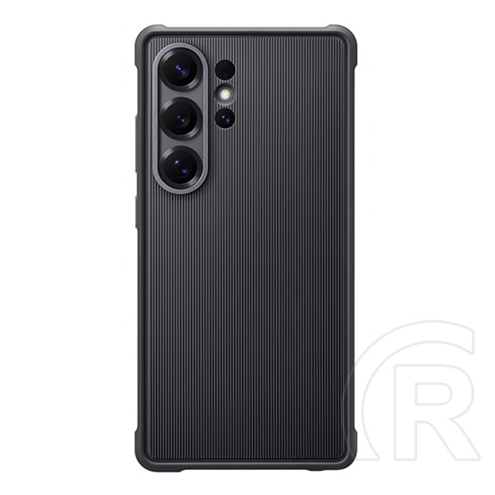 Samsung Galaxy S25 Ultra (SM-S938) műanyag telefonvédő (dupla rétegű, gumírozott) fekete