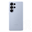 Samsung Galaxy S25 Ultra (SM-S938) műanyag telefonvédő (eco vegán bőr hátlap) világoskék