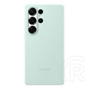 Samsung Galaxy S25 Ultra (SM-S938) szilikon telefonvédő mentazöld