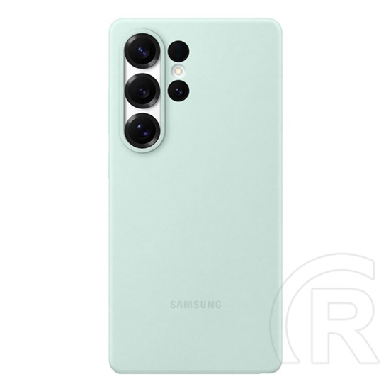 Samsung Galaxy S25 Ultra (SM-S938) szilikon telefonvédő mentazöld