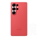 Samsung Galaxy S25 Ultra (SM-S938) szilikon telefonvédő piros