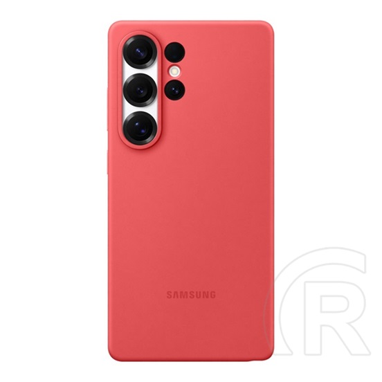 Samsung Galaxy S25 Ultra (SM-S938) szilikon telefonvédő piros