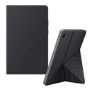 Samsung Galaxy Tab A11 LTE (SM-X135) tok álló, bőr hatású (flip, trifold, asztali tartó, mágneses) fekete