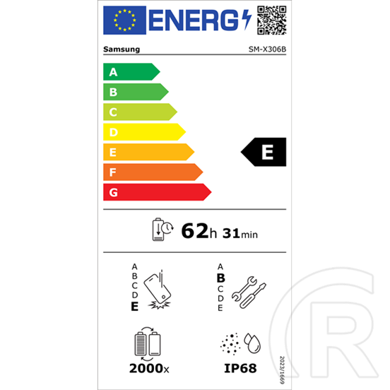 Samsung Galaxy Tab Active5 tablet (8.0", 6/128 GB, 5G, zöld)