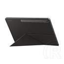 Samsung Galaxy Tab S10 FE Plus  (SM-X626) tok álló, bőr hatású (flip, trifold, mágneses, ceruza tartó) fekete