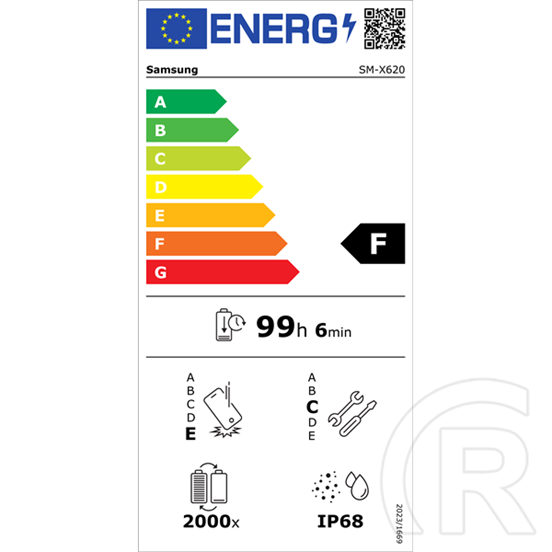 Samsung Galaxy Tab S10 FE+ tablet (13,1", 8/128 GB, WiFi, ezüst)