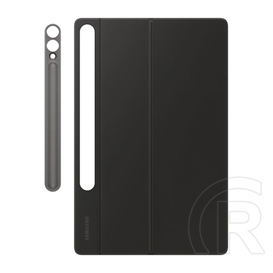 Samsung Galaxy Tab S10 Plus LTE (SM-X826B) tok, bőr hatású (flip, bluetooth billentyűzet, qwerty, angol nyelvű) fekete