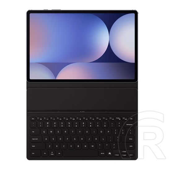 Samsung Galaxy Tab S10 Plus LTE (SM-X826B)tok (flip, ultravékony, bluetooth billentyűzet, qwerty, angol nyelvű) fekete