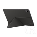 Samsung Galaxy Tab S11 WIFI (SM-X730) tok álló, bőr hatású (flip, trifold, asztali tartó, mágneses) fekete
