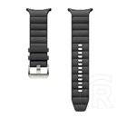 Samsung Galaxy Watch Ultra eSIM 47mm (SM-L705) samsung pótszíj (egyedi méret, textil, légáteresztő, sport) sötétszürke