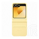 Samsung Galaxy Z Flip6 5G (SM-F741) Samsung műanyag telefonvédő (eco bőr hatású hátlap) sárga