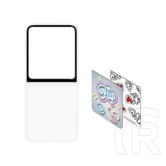 Samsung Galaxy Z Flip6 5G (SM-F741) Samsung műanyag telefonvédő (ultravékony, cserélhető színes hátlap) átlátszó