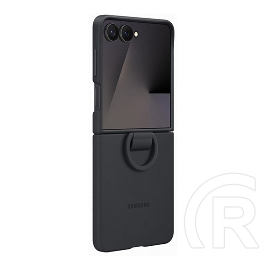 Samsung Galaxy Z Flip6 (SM-F741)  szilikon telefonvédő (telefongyűrű) fekete