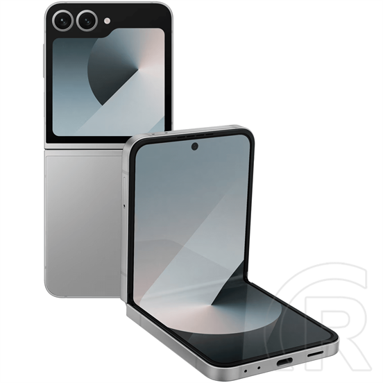 Samsung Galaxy Z Flip 6 mobiltelefon (Dual-SIM, 12/512 GB, ködös ezüst)