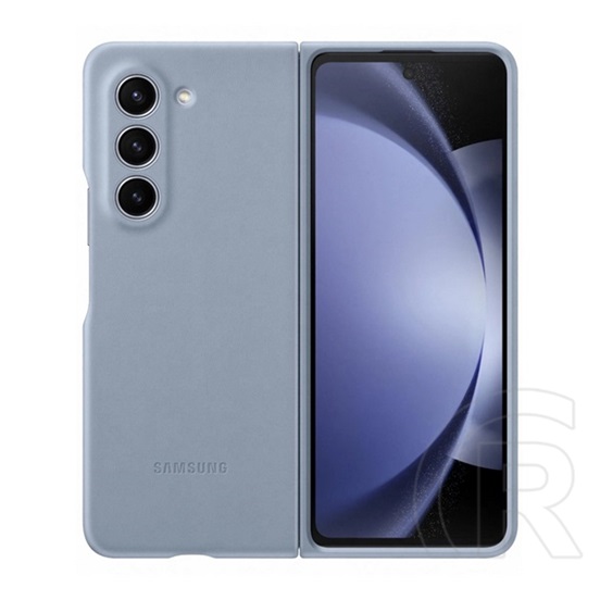 Samsung Galaxy Z Fold5 5G (SM-F946) műanyag telefonvédő (eco bőr hatású hátlap) kék
