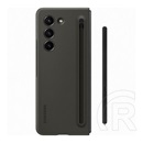 Samsung Galaxy Z Fold5 5G (SM-F946) műanyag telefonvédő (ultravékony + s pen tartó) grafit