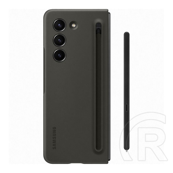 Samsung Galaxy Z Fold5 5G (SM-F946) műanyag telefonvédő (ultravékony + s pen tartó) grafit
