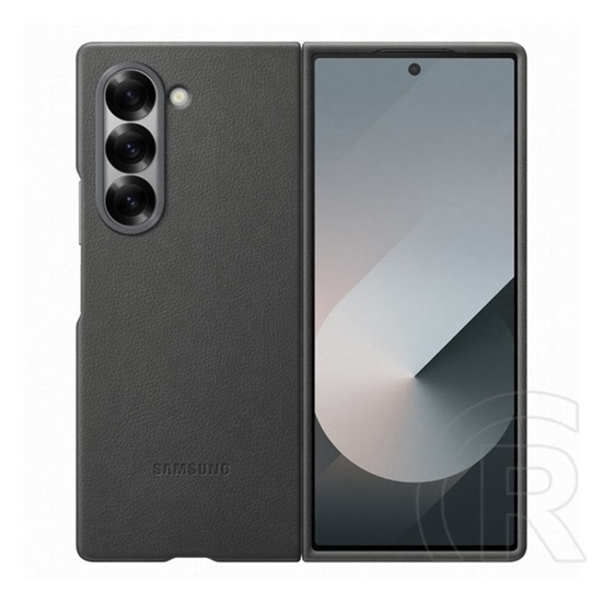 Samsung Galaxy Z Fold6 5G (SM-F956) Samsung műanyag telefonvédő (eco bőr hatású hátlap) sötétszürke