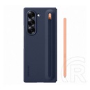Samsung Galaxy Z Fold6 5G (SM-F956) Samsung műanyag telefonvédő (ultravékony + ceruza tartó) sötétkék