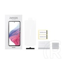 Samsung Galaxy A53 (SM-A536) 5G képernyővédő üveg (karcálló, 0.33mm, 9H, NEM íves) átlátszó