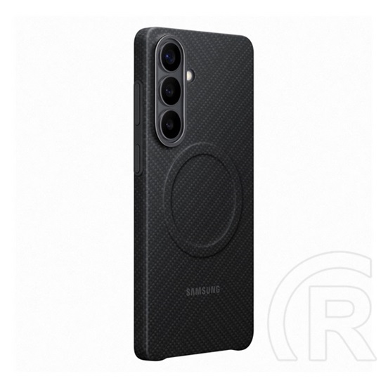 Samsung Samsung Galaxy S26 Plus (SM-S947) szilikon telefonvédő (mágneses, karbon minta) fekete