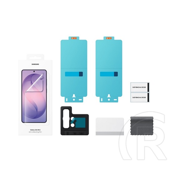 Samsung Samsung Galaxy S26 Ultra (SM-S948) képernyővédő fólia 2db (tükröződésmentes, törlőkendő + segédkeret) átlátszó