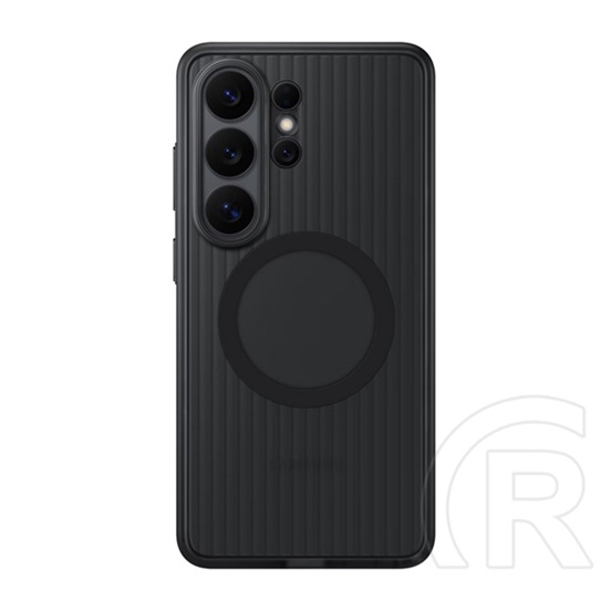 Samsung Samsung Galaxy S26 Ultra (SM-S948) műanyag telefonvédő (dupla rétegű, gumírozott) fekete