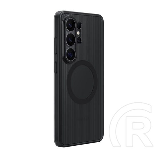 Samsung Samsung Galaxy S26 Ultra (SM-S948) műanyag telefonvédő (dupla rétegű, gumírozott) fekete