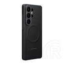 Samsung Samsung Galaxy S26 Ultra (SM-S948) szilikon telefonvédő (mágneses, karbon minta) fekete