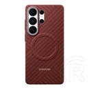 Samsung Samsung Galaxy S26 Ultra (SM-S948) szilikon telefonvédő (mágneses, karbon minta) korall