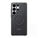 Samsung Samsung Galaxy S26 Ultra (SM-S948) szilikon telefonvédő (mágneses, karbon minta) sötétszürke