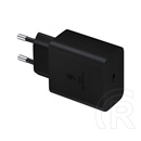 Samsung Samsung hálózati töltő type-c aljzat (45w, ep-t4510ebe, pd gyorstöltő) fekete