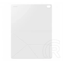 Samsung Tab S12 Plus 5G  tok álló, bőr hatású (aktív flip, trifold, asztali tartó, mágneses) fehér