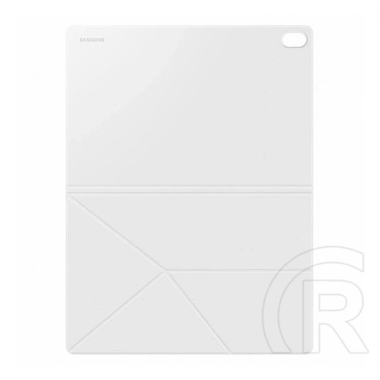 Samsung Tab S12 Plus 5G  tok álló, bőr hatású (aktív flip, trifold, asztali tartó, mágneses) fehér