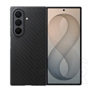 Samsung Z Fold8 Ultra szilikon telefonvédő (mágneses, karbon minta) fekete