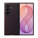 Samsung Z Fold8 Ultra szilikon telefonvédő (mágneses, karbon minta) lila