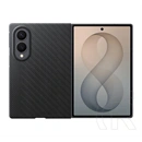 Samsung Z Fold8 szilikon telefonvédő (mágneses, karbon minta) fekete