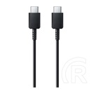 Samsung USB adat- és töltőkábel (C dugó / C dugó, 1 m, fekete)