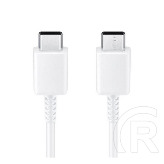 Samsung USB adat- és töltőkábel (C dugó / C dugó, 3A, 25W, 1,8 m, fehér)