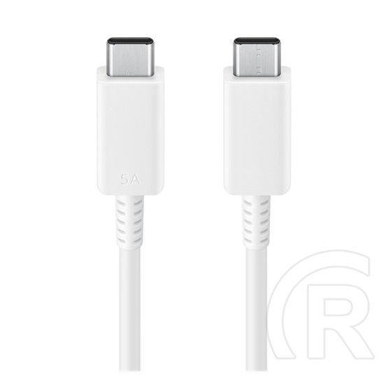 Samsung USB adat- és töltőkábel (C dugó / C dugó, 5A, 100W, 1,8 m, fehér)