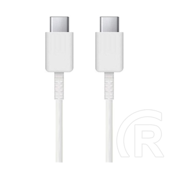 Samsung adatkábel és töltő (type-c - type-c, gyorstöltés támogatás, 80cm) fehér