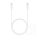 Samsung USB adat- és töltőkábel (C dugó / C dugó, 1 m, fehér)