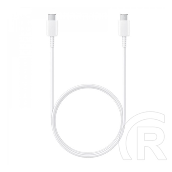 Samsung USB adat- és töltőkábel (C dugó / C dugó, 1 m, fehér)